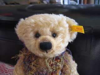 Steiff Jona Bear with Hand Felted Hat & Knitted Scarf  