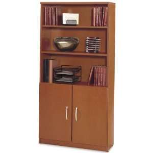  Open Double Bookcase with Doors KCA141