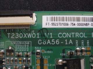 Samsung LN T2342H LCD Controller (SC) pt# T230XW01 V1  