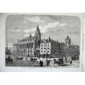  1869 Columbia Market Bethnal Green Burdett Coutts Print 