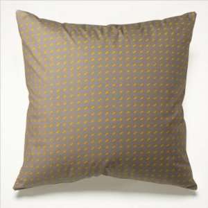  Stitch Square Pillow in Khaki Size Small