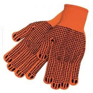  Memphis Glove   Orange High Visibility Dotted String Glove 