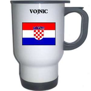  Croatia/Hrvatska   VOJNIC White Stainless Steel Mug 