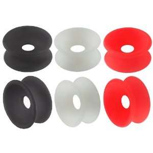  3/4 inch (20mm)   Black,White,Red Implant grade silicone 