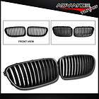 10 12 BMW F10 528 535 550 5 SERIES BLACK FRONT WIDE FENCE KIDNEY GRILL 