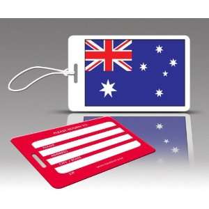   TagCrazy Luggage Tags  Australia Flag  Set of Three