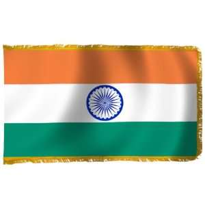  India Flag 4X6 Foot Nylon PH and FR Patio, Lawn & Garden