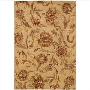  Floral Givenry Wild Orchids Ivory Contemporary Rug Size 