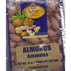 Raw Almonds 14oz  Grocery & Gourmet Food