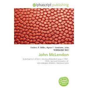  John McLendon (9786132852236) Books