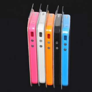   Frame Silicone Skin Case for iPhone 4S CDMA 4G With Side Button  