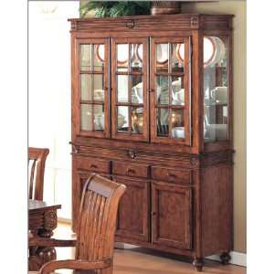  China Cabinet in Tobacco Cherry MCFD7003 HB