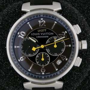 Louis Vuitton Tambour LV277 Automatic Chronograph Watch Q1141 LIST $ 