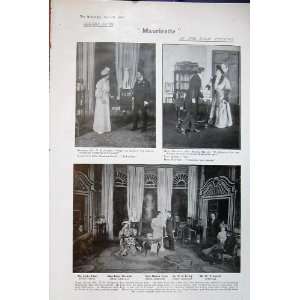  1906 Lyric Theatre Mauricette Warwick Faber Irving Men 