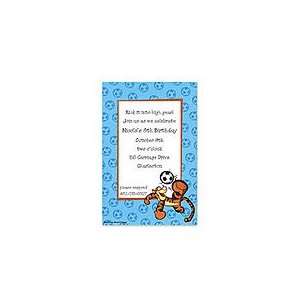  Soccer Tigger Birthday Party Invitations