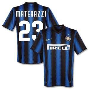  Home Stadium Jersey + Materazzi 23 (Fan Style)