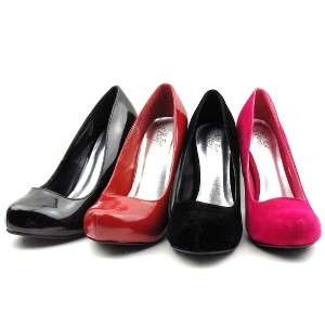 Stiletto Pumps, Womens Shoes, Magenta Lami 8US/38.5EU  
