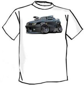 Mad Max Interceptor Muscle Car Cartoon Tshirt  