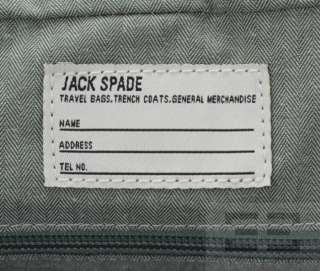 Jack Spade Black Leather Large Mens Shoulder Bag  