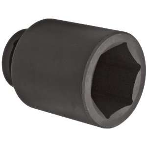   Socket, 6 Points Deep, 4 3/4 Overall Length, Industrial Black Finish