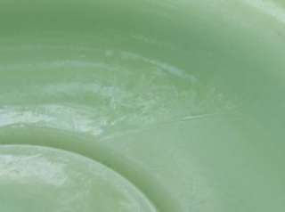   Sugar Jar Jadite Ribbed Canister Jadeite ~ No Lid ~ 2114 Green  