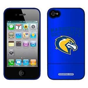  Marquette Mascot with Banner on AT&T iPhone 4 Case by 