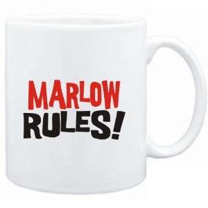  Mug White  Marlow rules  Male Names