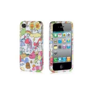 Apple Iphone 4, 4s Phone Protector Hard Cover Case Happy Ground Design 