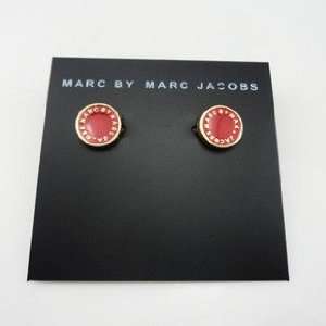  Marc By Marc Jacobs Red Disk Stud Earrings Everything 