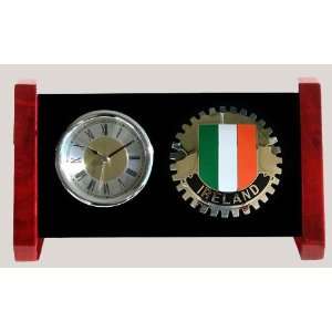  Ireland Flag Lucite Desk Clock