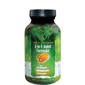 Irwin Naturals 3 in 1 Joint Formula Softgels, 90 ct (Quantity of 1)