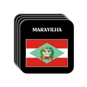  Santa Catarina   MARAVILHA Set of 4 Mini Mousepad 