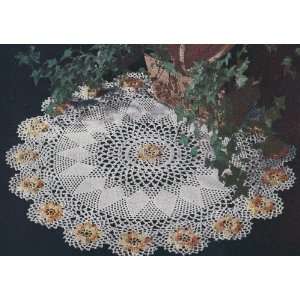 Vintage Crochet PATTERN to make   Ivy Irish Rose Doily. NOT a finished 