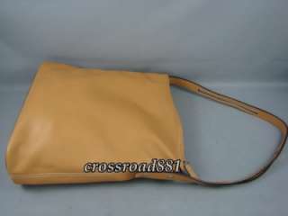 Auth Loewe Brown Leather Shoulder Bag Great  