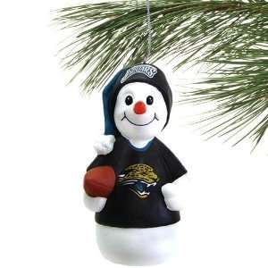  Jacksonville Jaguars Resin Snowman Ornament Sports 