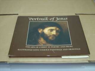PORTRAIT OF JESUS HARD COVER BOOK BY HALLMARK CARDS  
