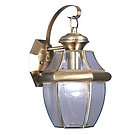 ANTIQUE BRASS OUTDOOR LIVEX LIGHTING LAMP MONTEREY LIGHT FIXTURES 2151 