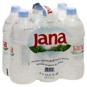  Jana, Water Artesian 1L 6Pk, 6 LT (Pack of 2) Health 