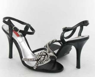 Celeste Lisa 01 Ankle Strap Sandal Black Womens NEW $28  