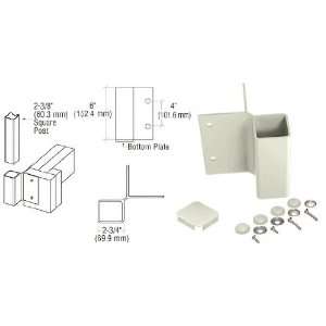  CRL Oyster White 90 Degree Fascia Mounted Bracket by CR 