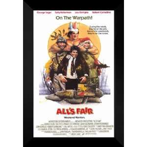  Alls Fair 27x40 FRAMED Movie Poster   Style A   1989 