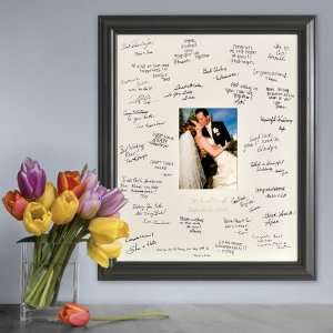  Pesonalized Laser Etched Wedding Signature Frame 