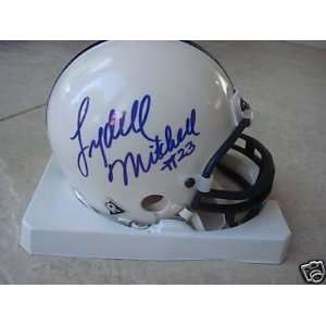  Lydell Mitchell Autographed Helmet   Penn State Nittany 