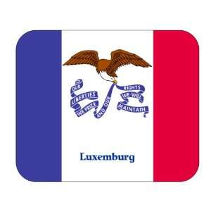  US State Flag   Luxemburg, Iowa (IA) Mouse Pad Everything 