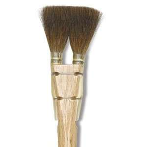  Luco Double Squirrel Square Brushes   50 mm, Square Edged 