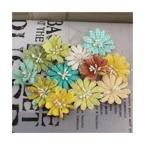  Prima Sun Kiss Handmade Paper Flowers Lucerne 1.5 12/Pkg 