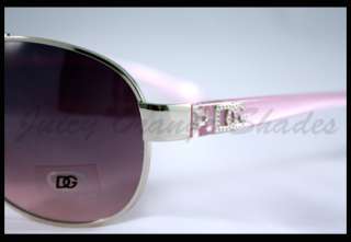 DG Womens AVIATOR Classic Retro Style Sunglasses PINK  