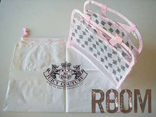 JAPAN LIMITED JUICY COUTURE LOGO PVC TOTE HAND BAG  