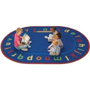  Lowercase Oval Alpha Rug