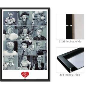  Framed I Love Lucy Faces Poster 241087